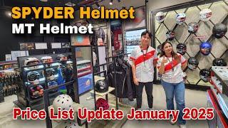 SPYDER Helmet | MT Helmet, Accessories Price List Update January 2025