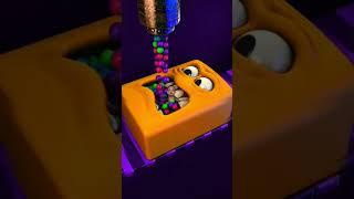 monster  eating game #vfx #shorts #satisfying 
