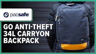 Pacsafe GO Anti-Theft 34L Carryon Backpack Review (2 Weeks of Use)