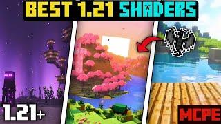 Top 4 EPIC NEW Shaders for Minecraft PE 1.21+  | Render Dragon Supported Shaders for MCPE!