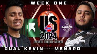 Dual Kevin (Rashid) vs. MenaRD (Zangief) - Bo5 - Street Fighter League Pro-US Week 1