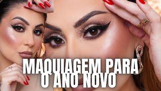 Tutorial de maquiagem com pedrinhas para o Ano Novo!!!