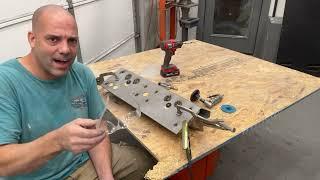 Journey Arcade restoration part 5 fixing holes in the metal control panel by welding them