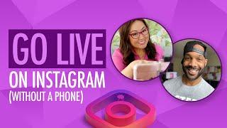 How To GO LIVE On Instagram | Instagram Live From Computer?