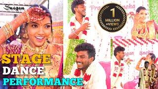 Stage Dance Performance  | The Wedding Tale Of | Pragan ️ Sneha #jesurathi #pragan #sneegan