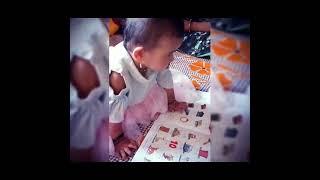 Kids Homework  Baby Girl sanvi doing Her Homework Naughty Kids videos and Fun