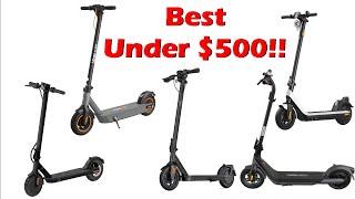 Top 5 Best Electric Scooters under $500 in 2024