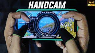 HANDCAM Gameplay Solo vs Squad | Best 4 Finger + Gyroscope Gameplay | PUBG Mobile | BGMI