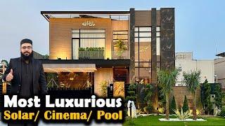 Fully Furnished 1 Kanal Full Basement House  , Pool, Cinema, 6 Beds In DHA-6 Lahore @AlAliGroup