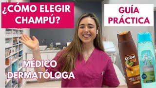 ¿CÓMO ELEGIR CHAMPÚ? DERMATÓLOGA ANALIZA CHAMPÚS DE MERCADONA: CUÁL ELEGIR PARA CABELLO GRASO, SECO