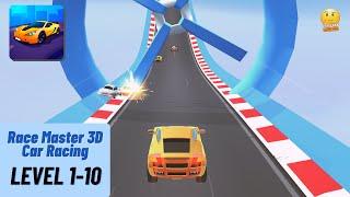 Race master 3D - Car Racing - Level 1-10 - Gameplay walkthrough