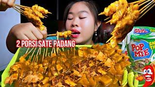 BERBUKA 2 PORSI SATE PADANG DITAMBAH POP MIE‼️