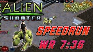 Alien Shooter. SPEEDRUN World Record 7:36. Horseman Mod