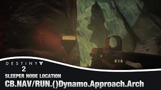 DESTINY 2 - Dynamo Approach Arch Sleeper Node Location |  (Override Frequency Cache)