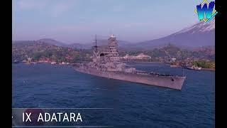 Adatara   Japanese Tier IX Researchable Battlecruiser Video