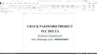 UNLOCK PASSWORD PROJECT WPL DELTA