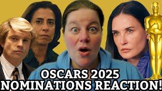 OSCARS 2025 NOMINATIONS REACTION! Top 6 Categories!