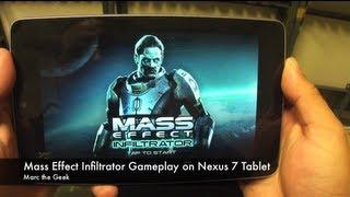 Mass Effect Infiltrator Gameplay on Nexus 7 Tablet