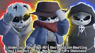 EVENT + UPDATE! Undertale Soul Ops AUs Destruction Beating Halloween Event + New Characters Showcase