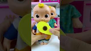 Miniature Boys Eating Avocado Kitchen Set Toys, Satisfying With Lily Toys Unboxing #asmr #satisfying