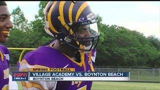 HS Spring Football: Village Academy vs. Boynton Beach