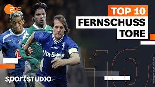 Top 10 Fernschuss-Tore der Bundesliga-Geschichte | Teil 1 | sportstudio