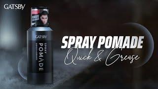 Spray, Comb & Style with GATSBY Spray Pomade