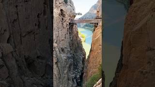 Caminito del Rey in Spain | A must visit Place #caminitodelrey #spain #malagaspain #shorts