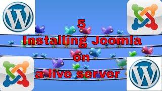 5   Installing Joomla on a live server