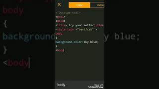 background-color in css