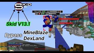 Skid V13.1 | Bypass Intave | MineBlaze + DexLand killaura and scaffold bypass