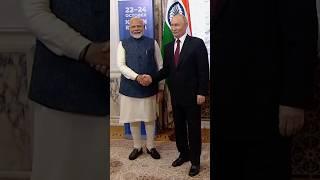 Russia's Putin Meets India's Modi in Russia for BRICS Summit