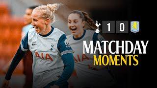 MATCHDAY MOMENTS: UNBELIEVABLE GOAL IN WIN OVER ASTON VILLA // TOTTENHAM HOTSPUR WOMEN