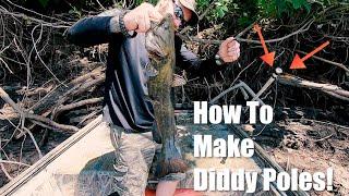 How To Make A Diddy Pole (Bank Pole) For Catfishing || Cheapest and Easiest Way!