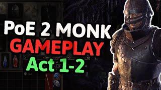 Path of Exile 2: Monk Full Act1+ Gameplay (solo)