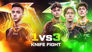 1 NA vs 3 EU KNIFE FIGHT