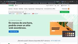 Cómo registrar un dominio en GoDaddy