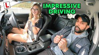 Phoebe's First Mock Driving Test - I WAS IMPRESSED