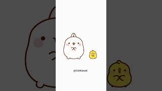 funny molang dance /cute cartoon #molang#anime#cutecartoon#funnydance#shorts