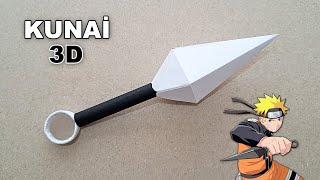 MAKING 3D KUNAİ FROM PAPER - ( How To Make a Paper Kunai )