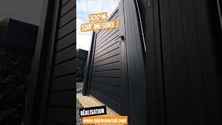 Le Portillon de jardin en alu : 100% sur mesure   #aluminiumgate