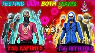 FSG OFFICIALS vs FSG ESPORTS . FF SAMRAT GAMING. GARENA free fire #gyangaming  #teamdofficial