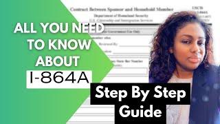 How to fill out I-864A form