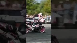 S_xy Girl Riding Bike Stunt #oh my god Wah didi wah ... Girl accident video