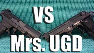 Mrs  UGD Beretta 92 vs Smith & Wesson SW99 MANHOOD