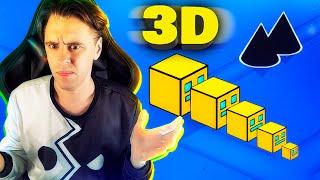 Зашёл в 3D РЕДАКТОР УРОВНЕЙ в Geometry Dash