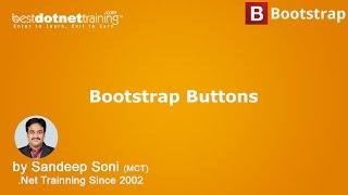 Bootstrap Tutorial - Button styling using btn classes