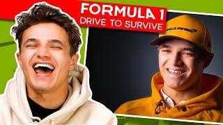 Lando Norris Reacts To Formula 1: Drive To Survive (Season 1 - 4)