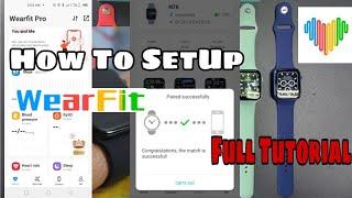 How To SetUp WearFit Pro App SmartWatch Full Tutorial Of WearFit Pro Connect To Phone