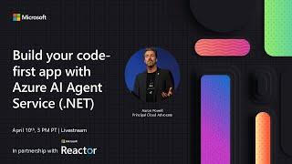 Build your code-first app with Azure AI Agent Service (.NET)